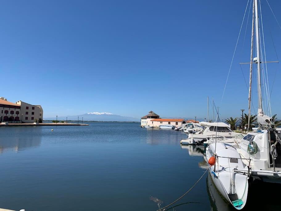 Ferienwohnung T2 Neuf + Bateau / Piscine Super Infrastructures Le Barcarès Exterior foto